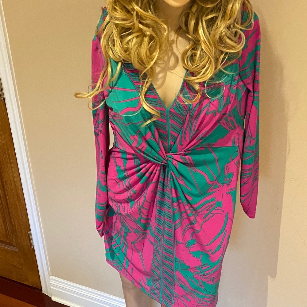 BCBG MaxAzria Emerald printed Dress
